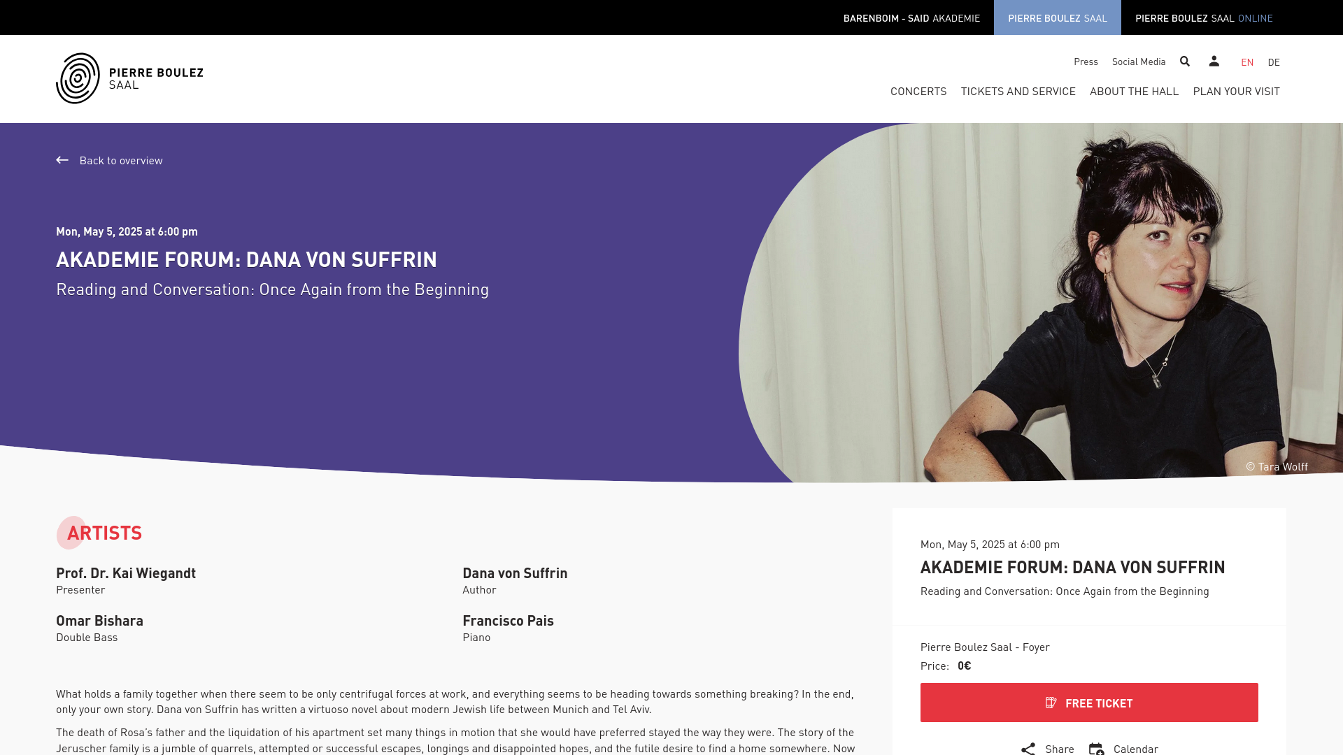 Telemann-Zentrum Custom Page Builder